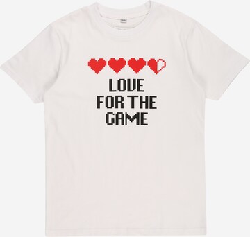 Maglietta 'Love For The Game' di Mister Tee in bianco: frontale