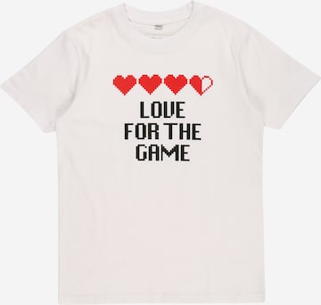 Mister Tee Shirt 'Love For The Game' in Wit: voorkant