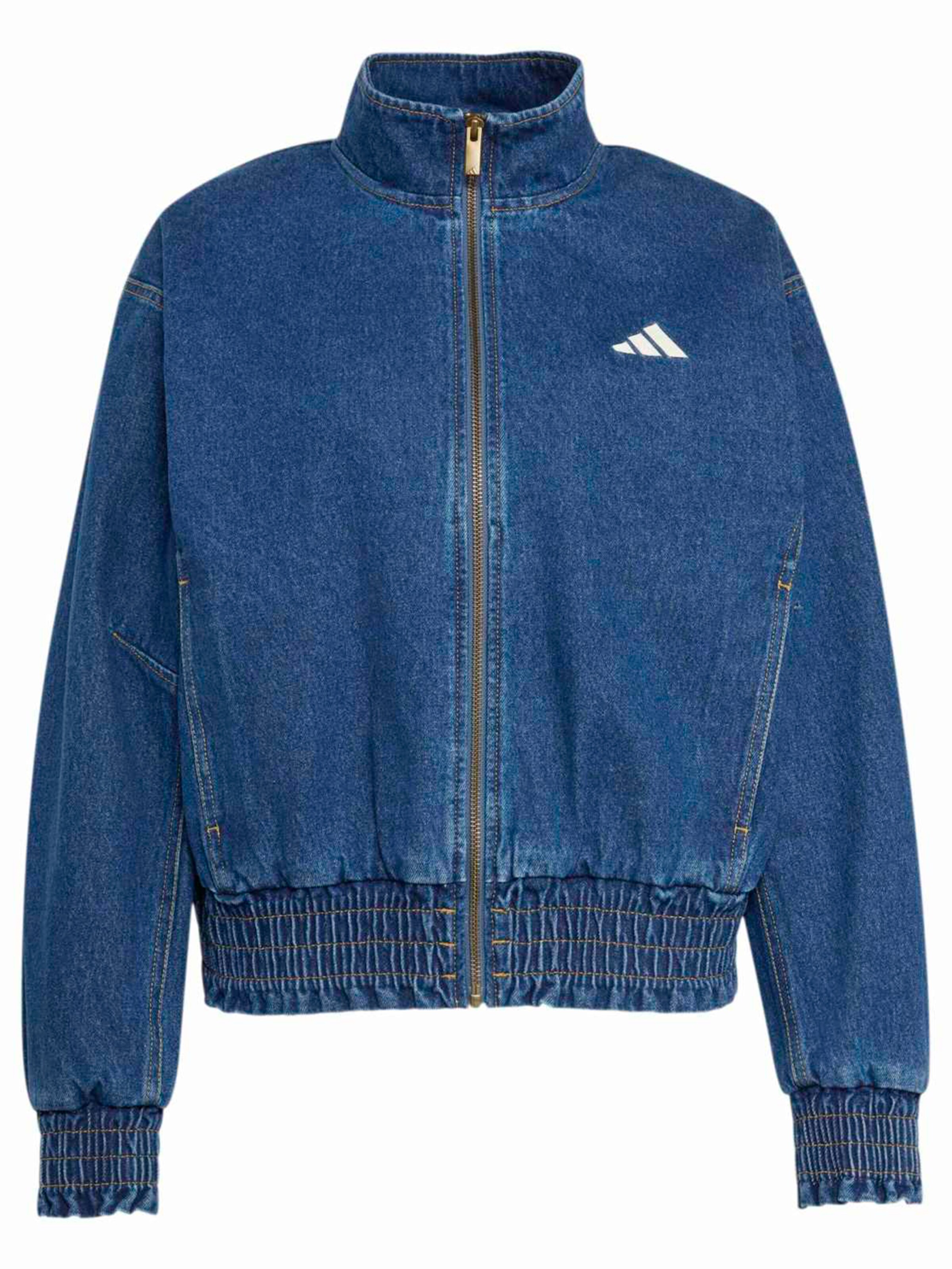 Jachetă de trening de la ADIDAS SPORTSWEAR pe albastru: față