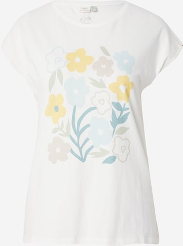 Ragwear T-shirt 'Diona' i vit: framsida