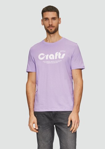 T-Shirt s.Oliver en violet : devant