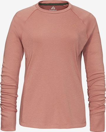 T-shirt fonctionnel 'Refoca' Schöffel en rose : devant