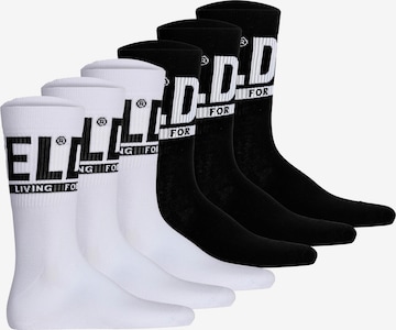 DIESEL - Calcetines en negro: frente