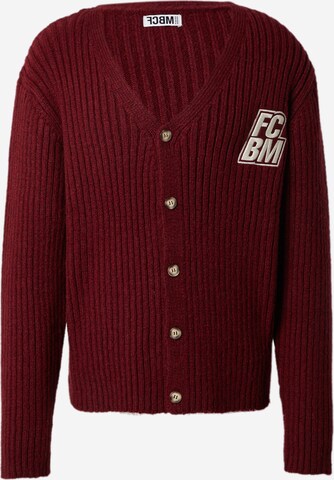 FCBM Knit Cardigan 'Dave' in Red: front