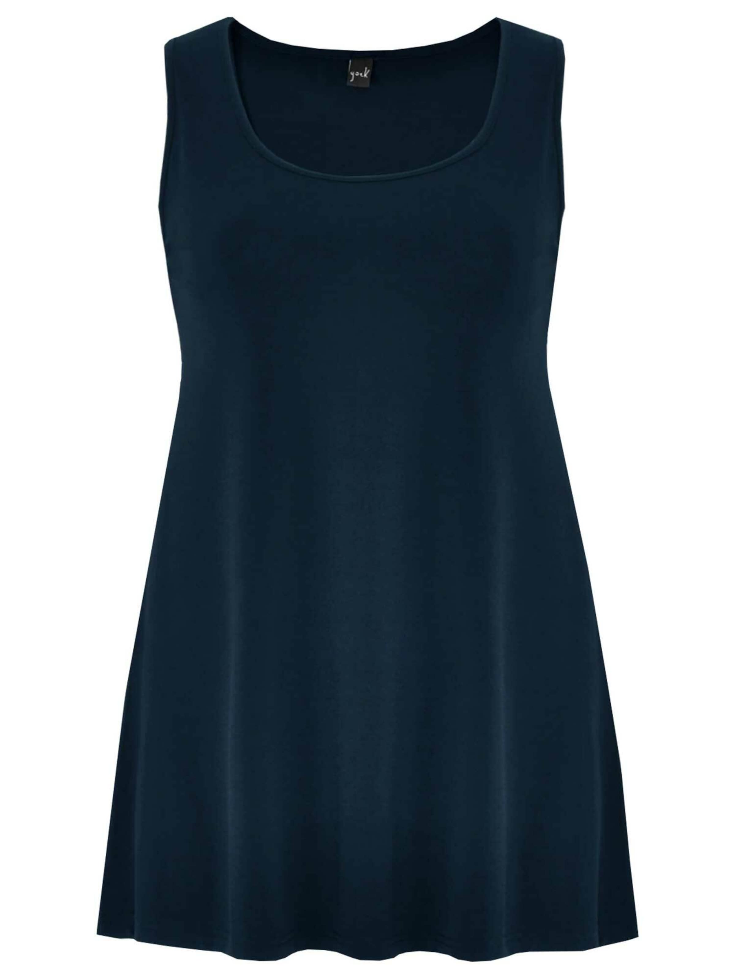 YOEK Top 'DOLCE' in Blauw: voorkant