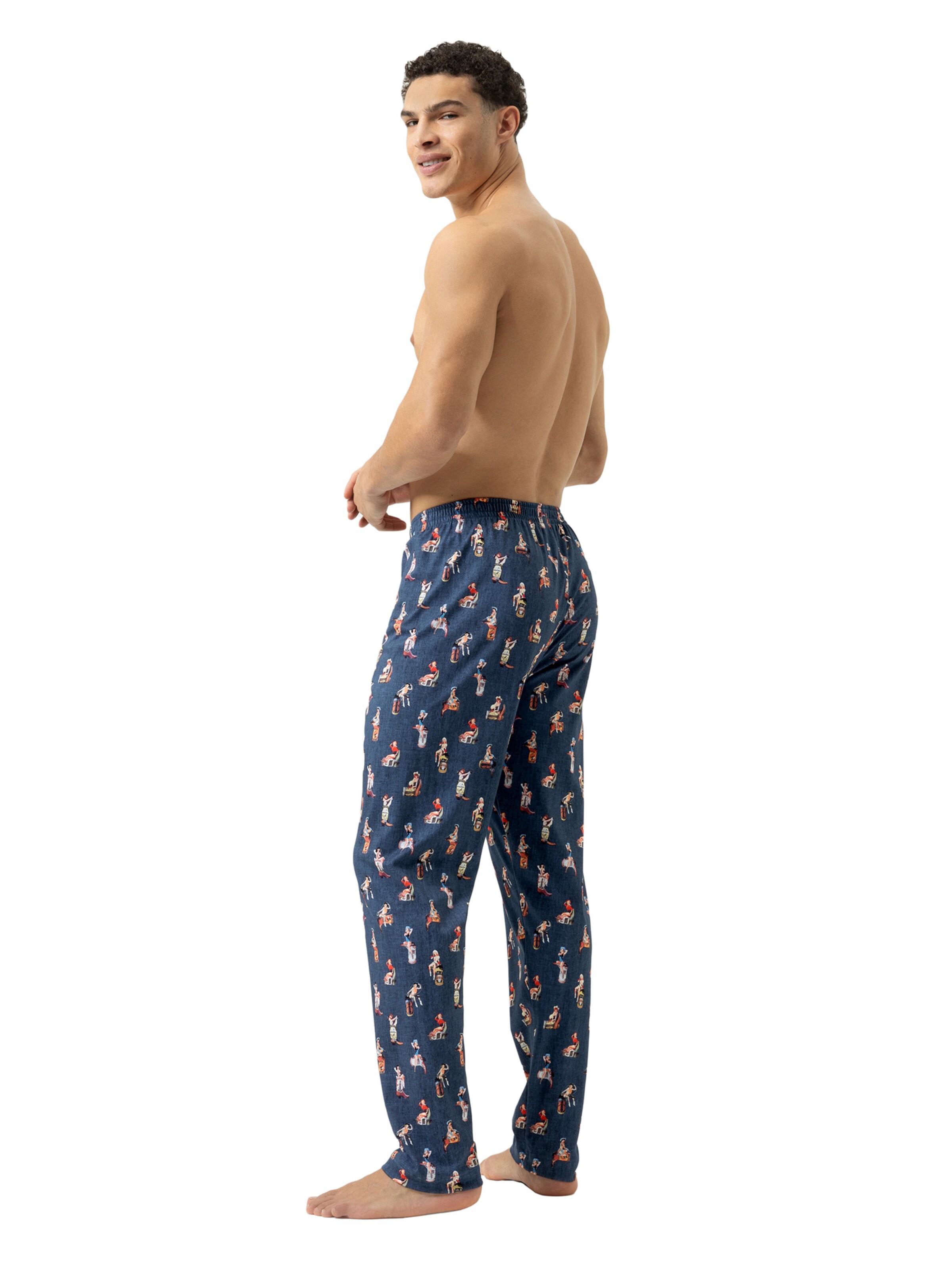 Pantalon de pyjama 'Pretty Cowgirl' Mey en bleu