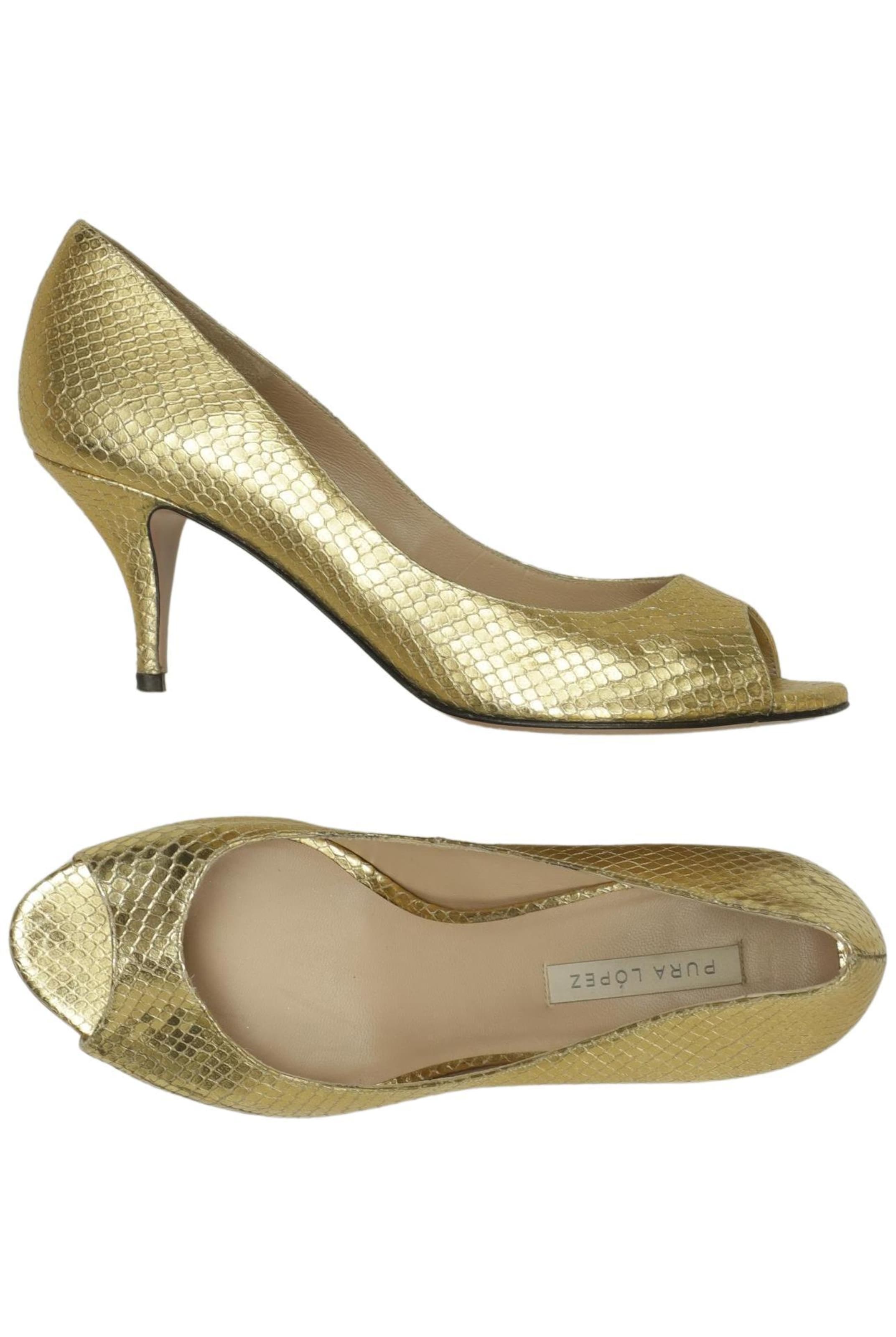 PURA LOPEZ High Heels & Pumps in 38,5 in Gold: front