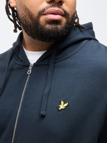 Lyle & Scott Big&Tall Кофта на молнии в Синий