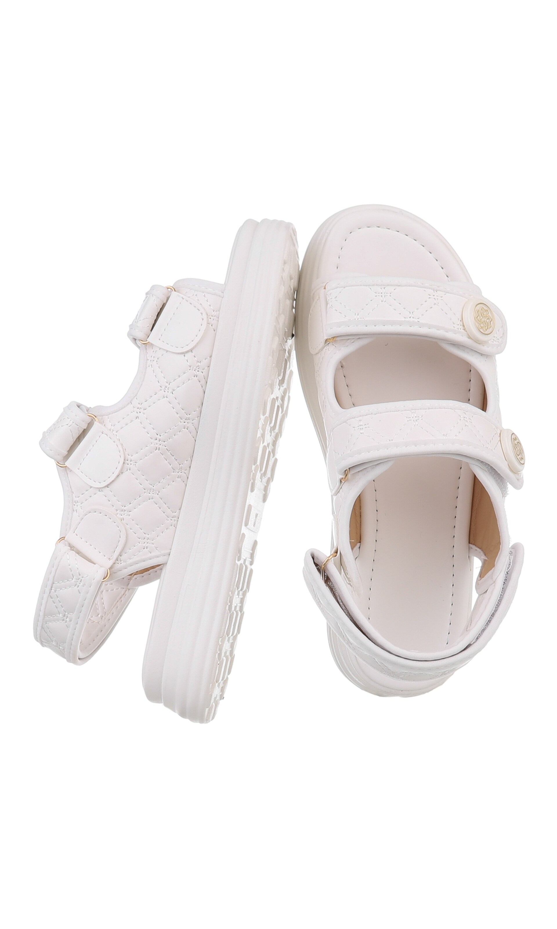 Ital-Design Strap Sandals in White