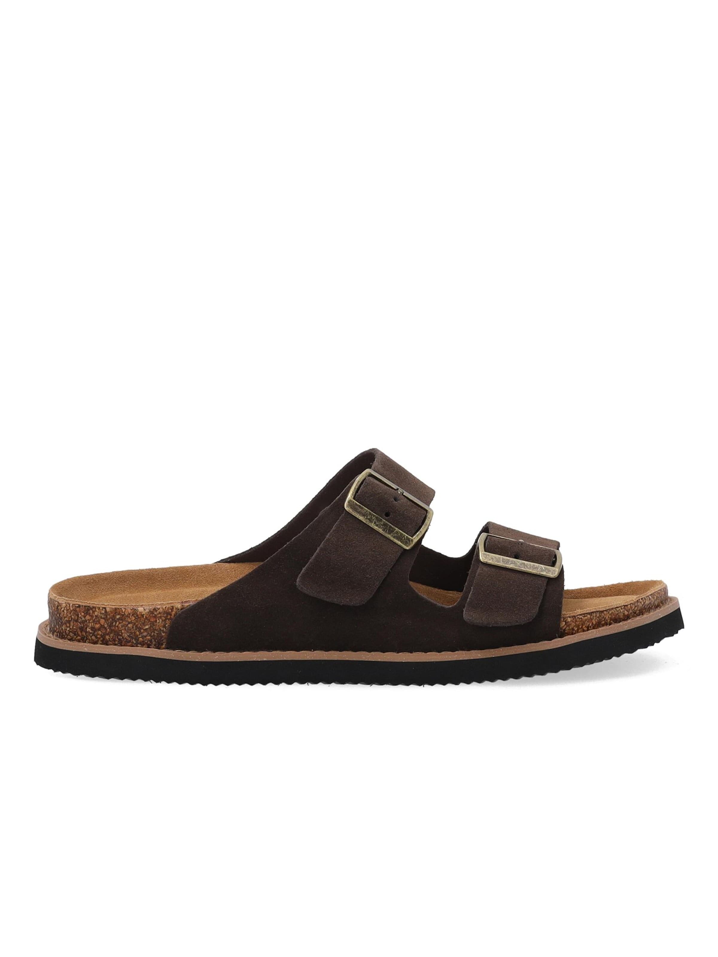 VENEZIA Pantolette 'Venezia'‌‌‌‌‌‌‌‌‌‌ in Braun: Vorderseite