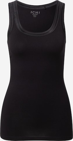 ICHI Top 'Ihzola' in Black: front