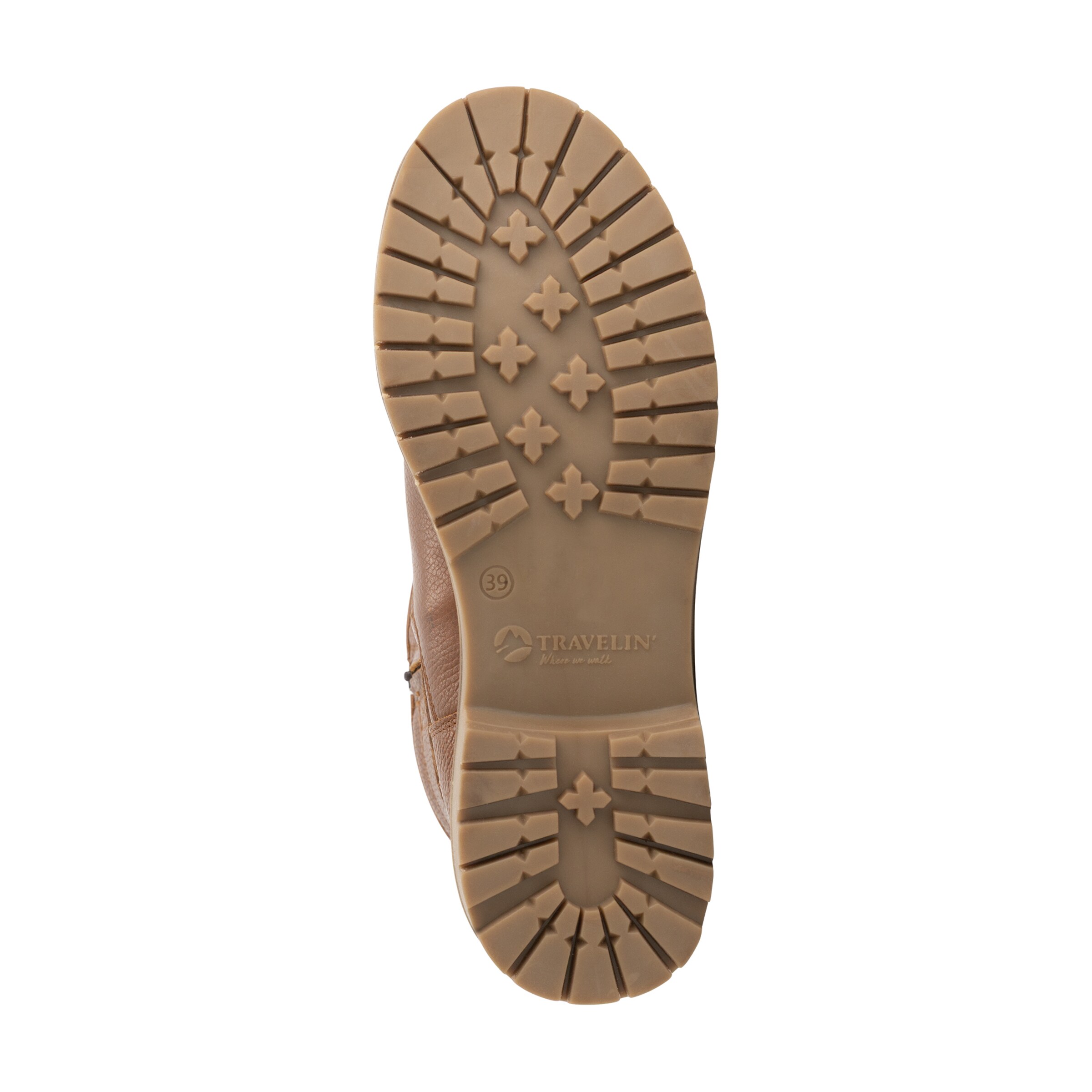 Travelin Boots 'Trustrup' in Bruin