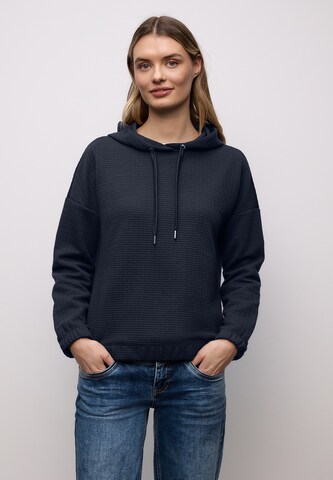 STREET ONE Sweatshirt in Blue: front