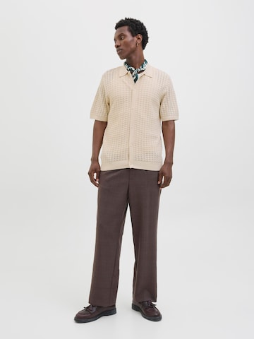 JACK & JONES Regular fit Overhemd in Beige