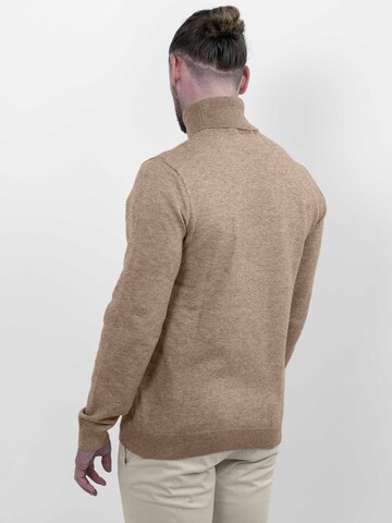 Vercate Pullover 'No. 17' in Braun