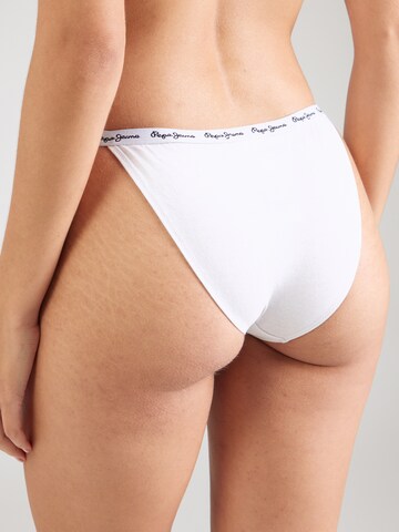 Slip de la Pepe Jeans pe alb: spate