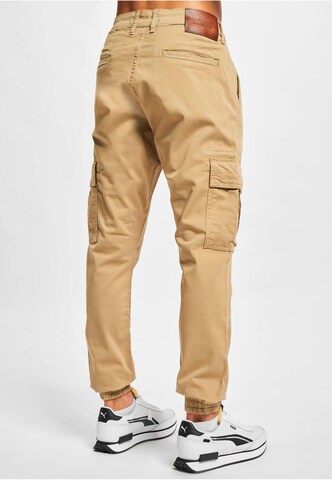 2Y Premium Tapered Cargohose in Beige