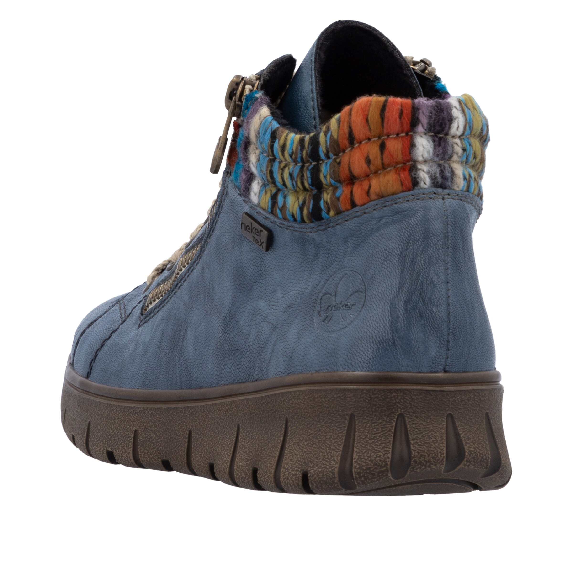 Bottes à lacets 'N1305' Rieker en bleu