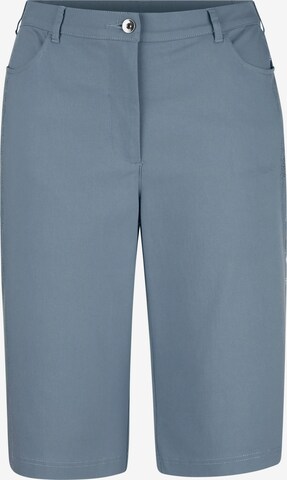 MIAMODA Loose fit Pants in Blue: front