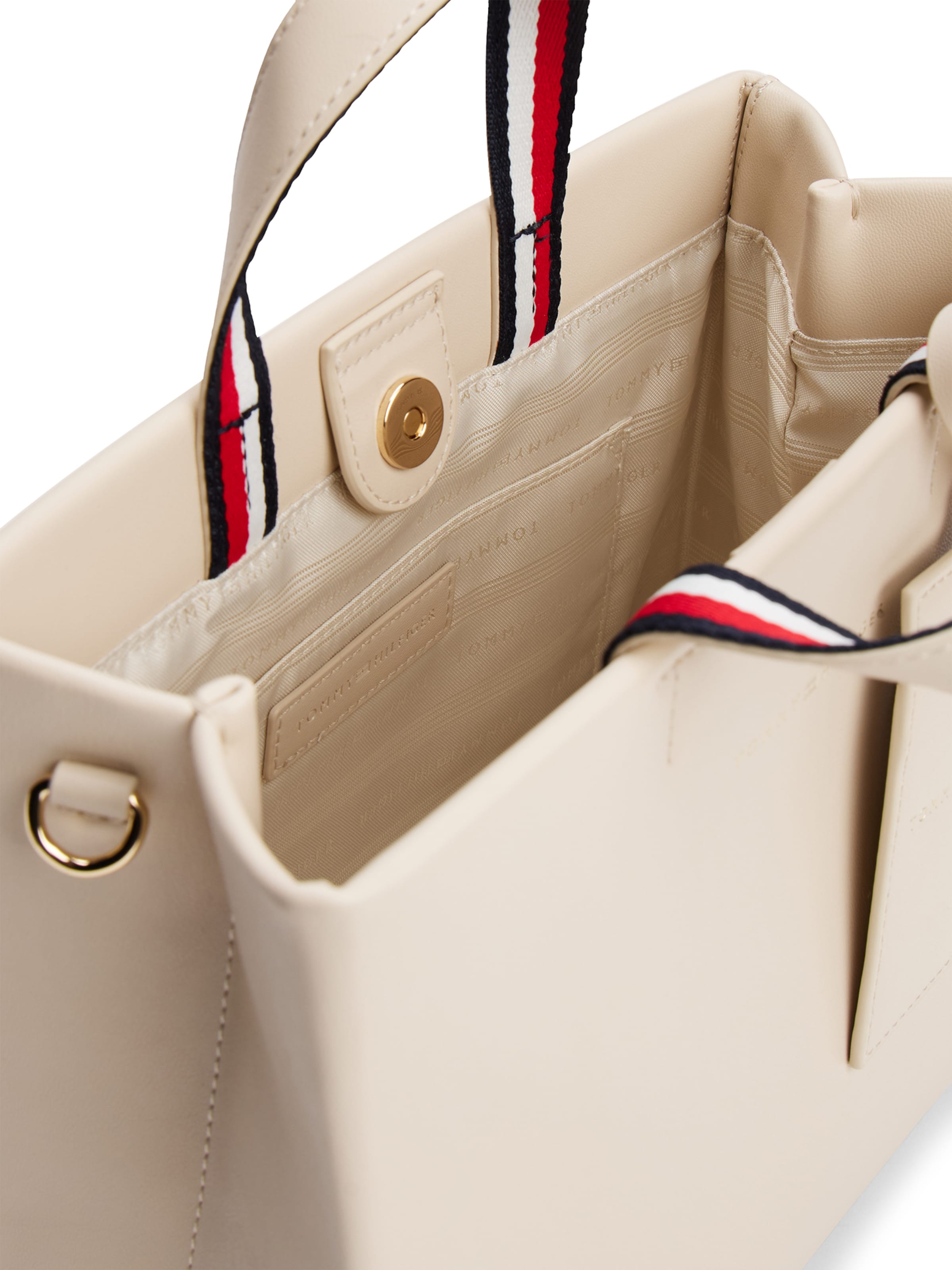Borsa a mano di TOMMY HILFIGER in beige