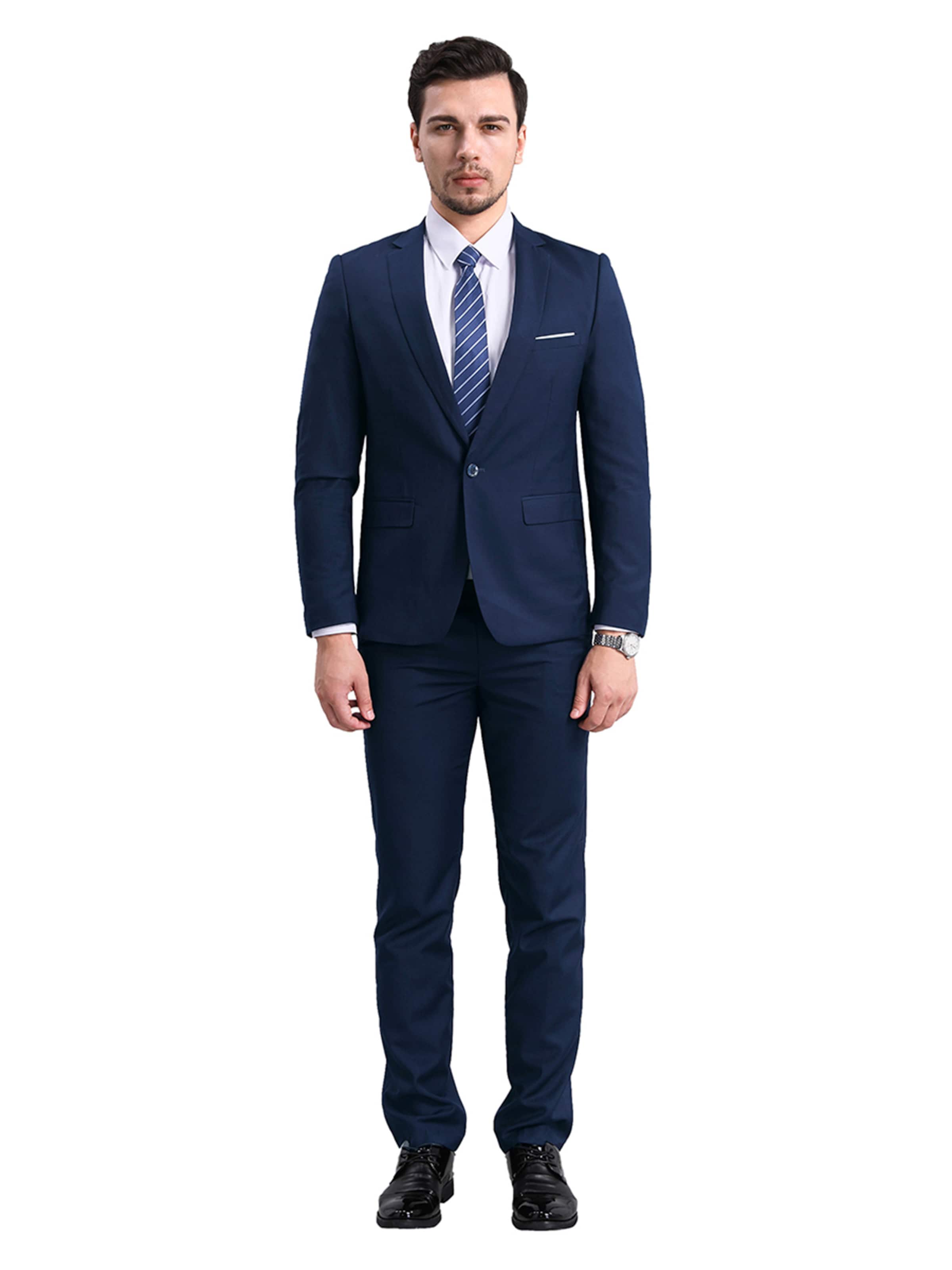 Youthup Slim fit Suit in Blue