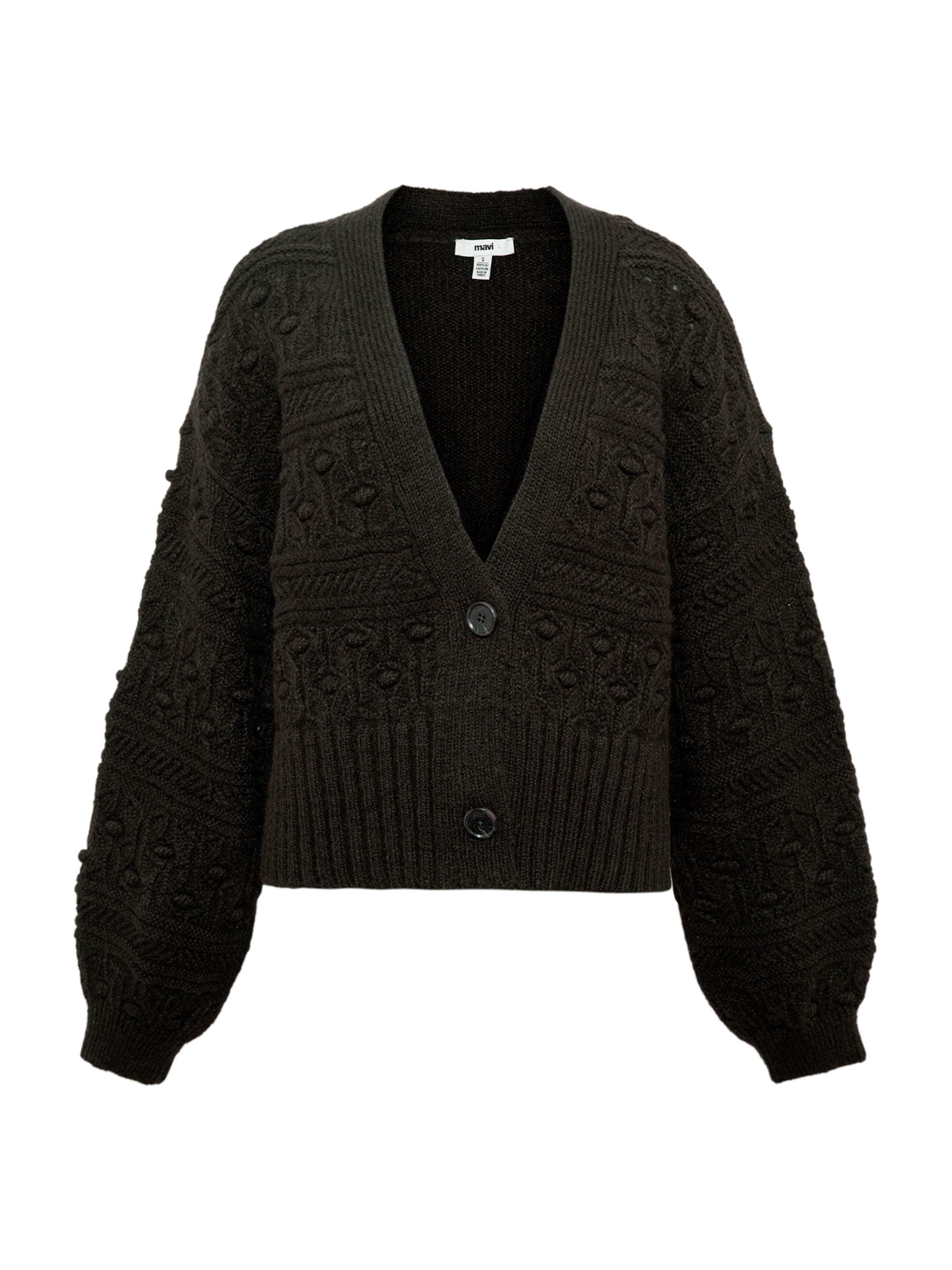 ruda Mavi Kardiganas: priekis