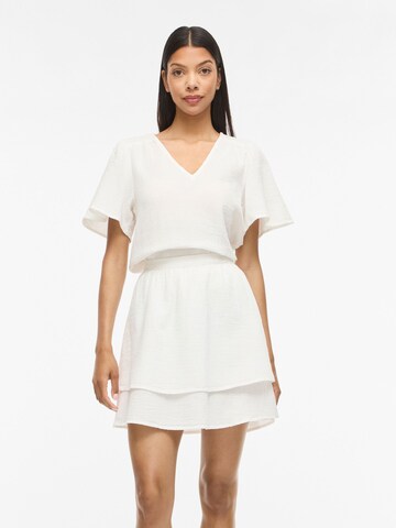 VILA Blouse 'VILania' in Wit: voorkant