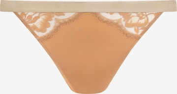 Slip 'Poetry Vogue' Mey en marron : devant