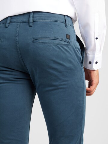 Coupe slim Pantalon chino BOSS en bleu