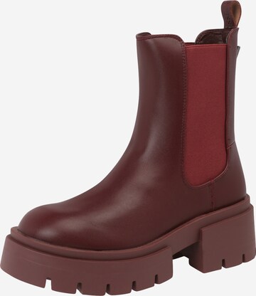 GUESS Chelsea Boots 'CHARLOTTE' in Red: front