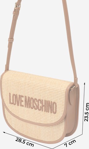 Love Moschino Taška přes rameno 'Madame' – hnědá