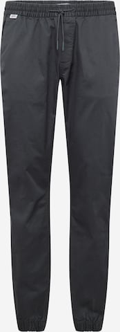 Tommy Jeans Tapered Trousers 'SCANTON' in Grey: front