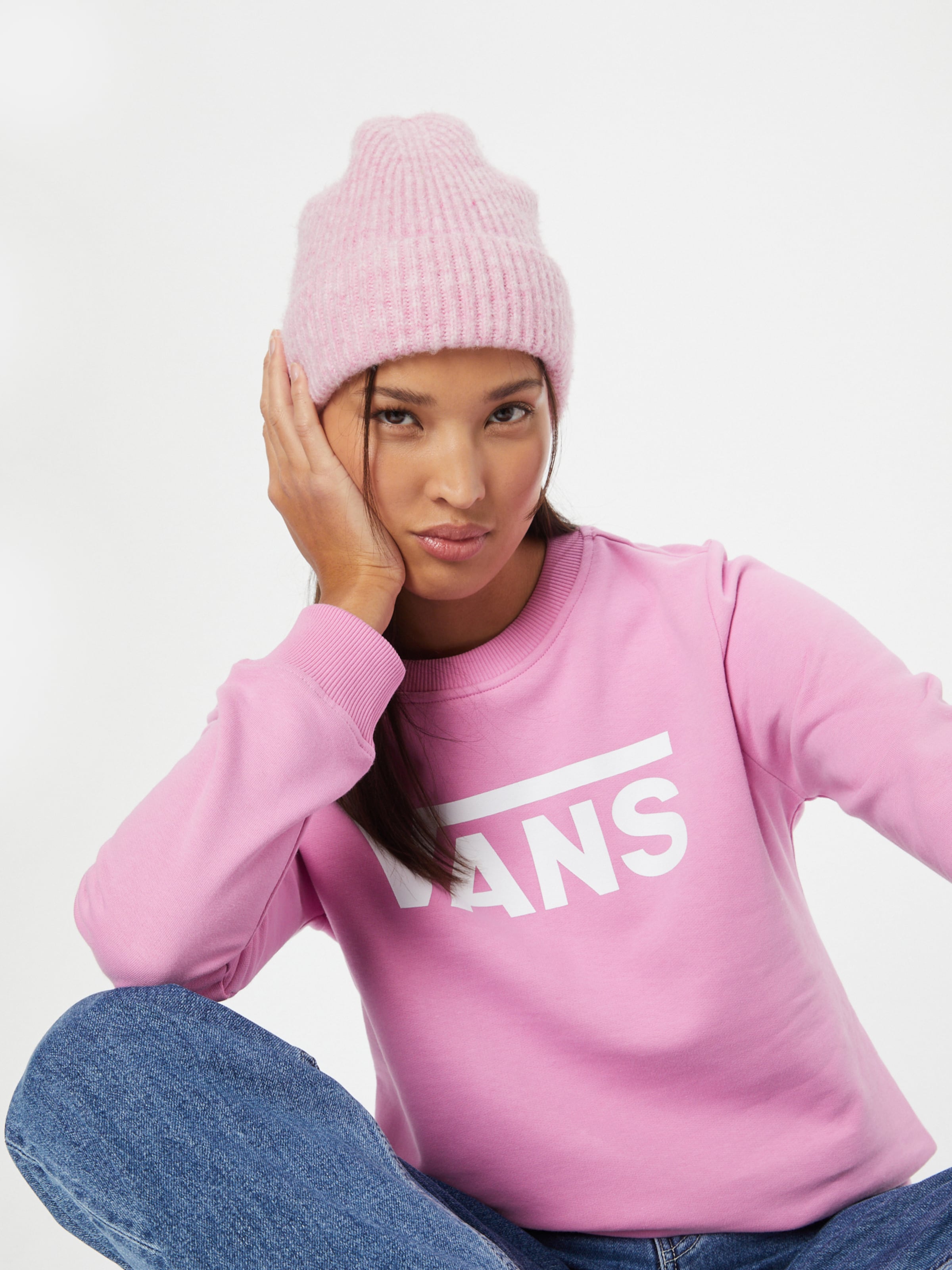 Vans clearance pink sweatshirt