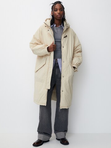 Parka di mezza stagione di Pull&Bear in beige: frontale