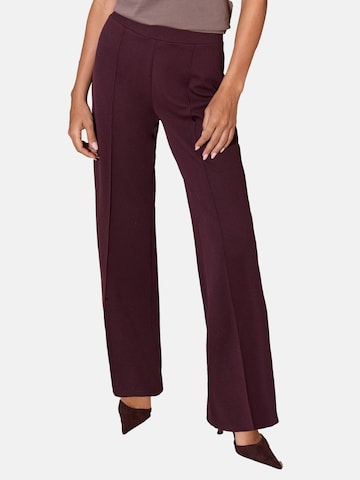 Wide Leg Pantalon Lipsy en marron : devant