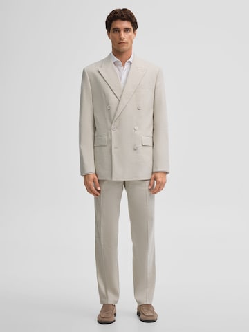 STRELLSON Regular Bügelfaltenhose 'Tomeo' in Beige