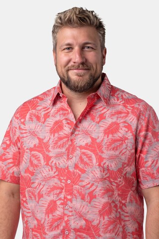 Men Plus Comfort Fit Hemd in Pink