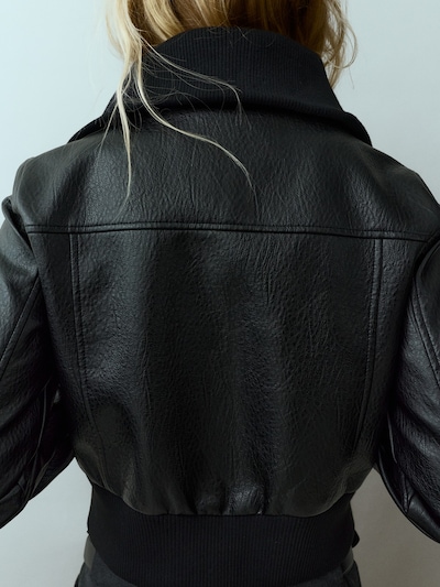 Pull&Bear Between-Season Jacket in XS in Black, Item view