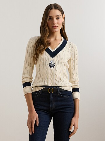 Lauren Ralph Lauren Neulepaita 'Meren' värissä beige: etupuoli