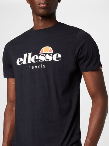 ELLESSE Performance Shirt 'Dritto' in Black