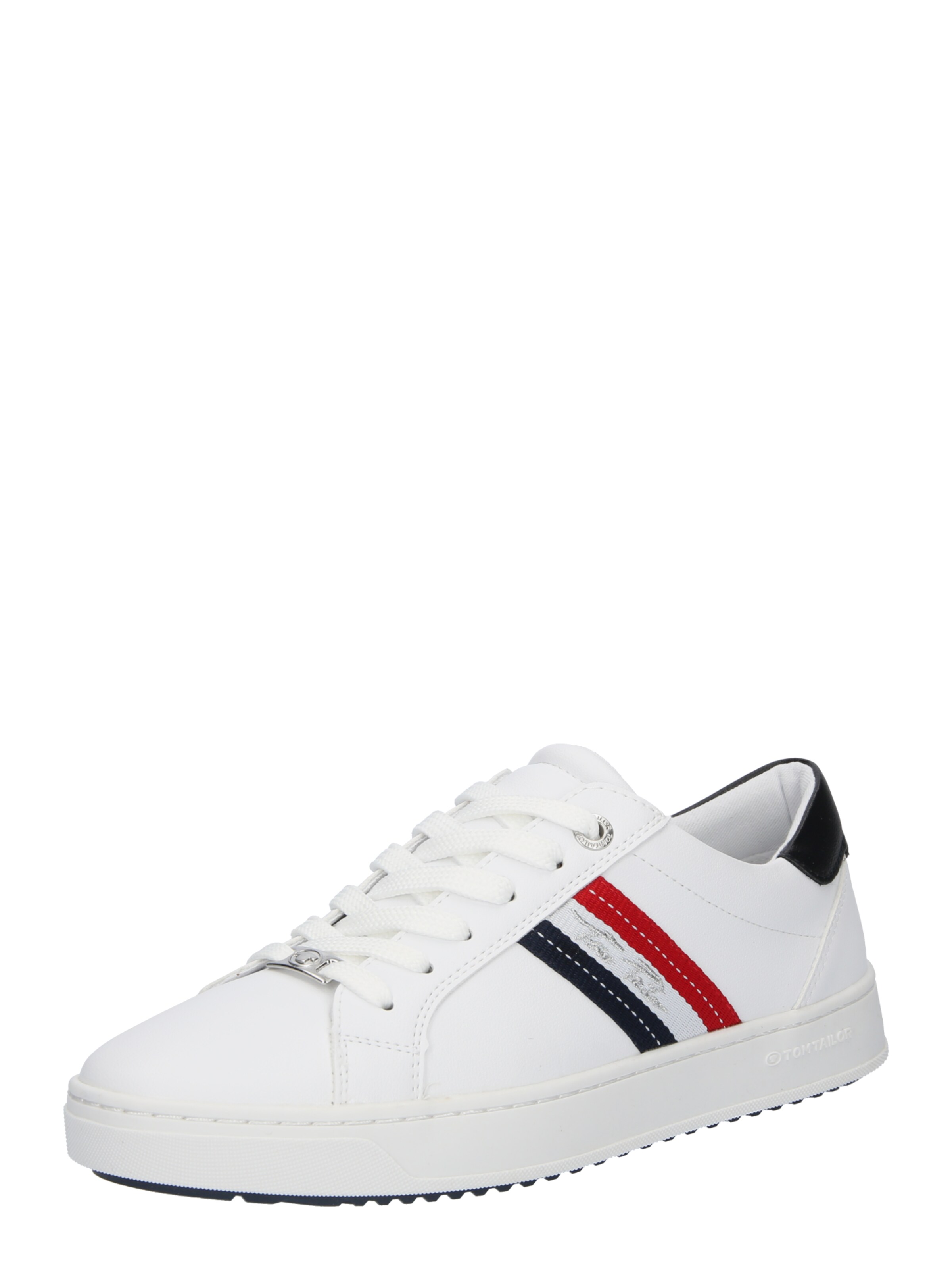 TOM TAILOR Trampki niskie w kolorze biały: przód