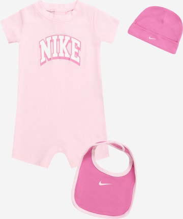 Nike Sportswear Set in Pink: front