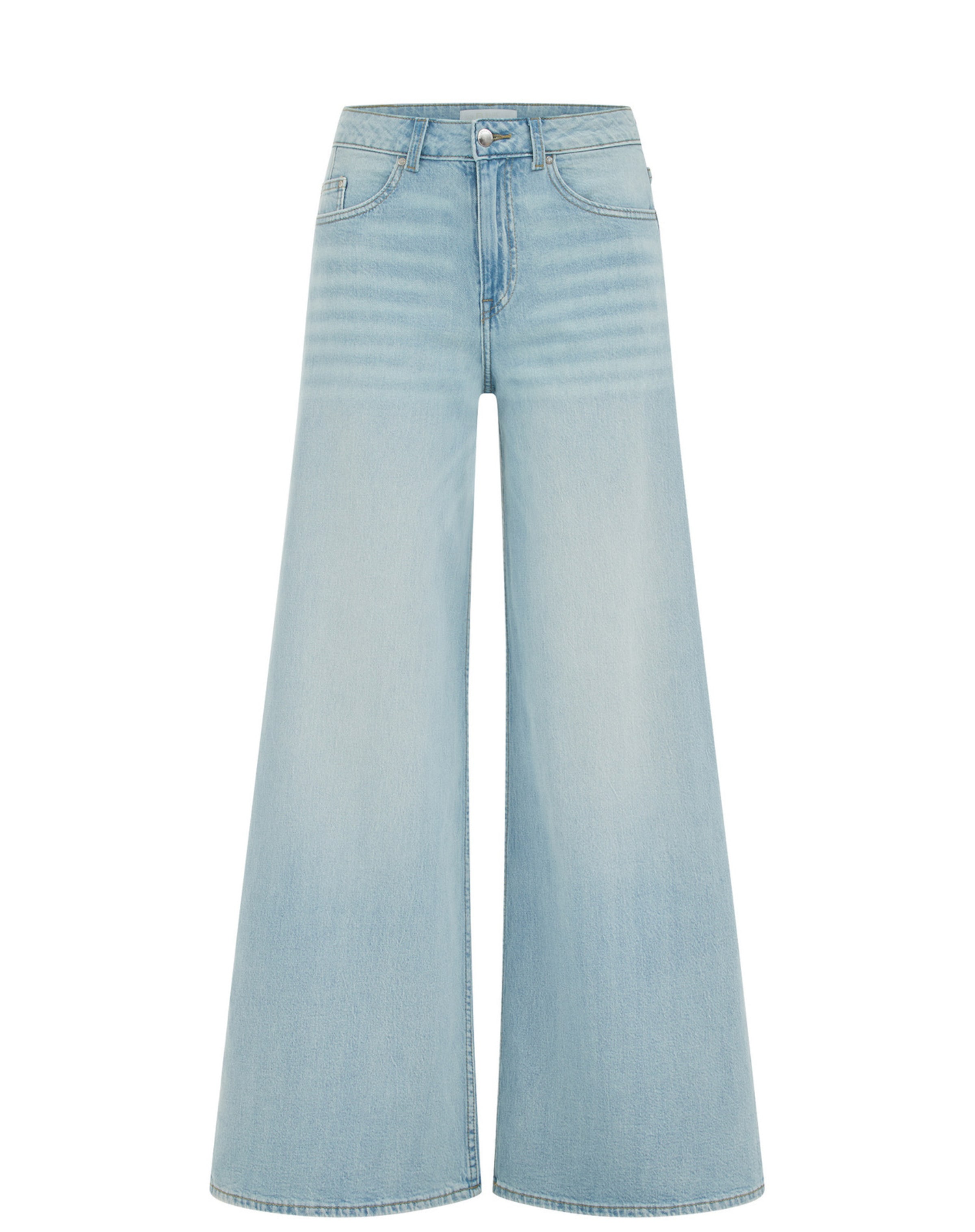 WE Fashion Loosefit Džíny – modrá: přední strana