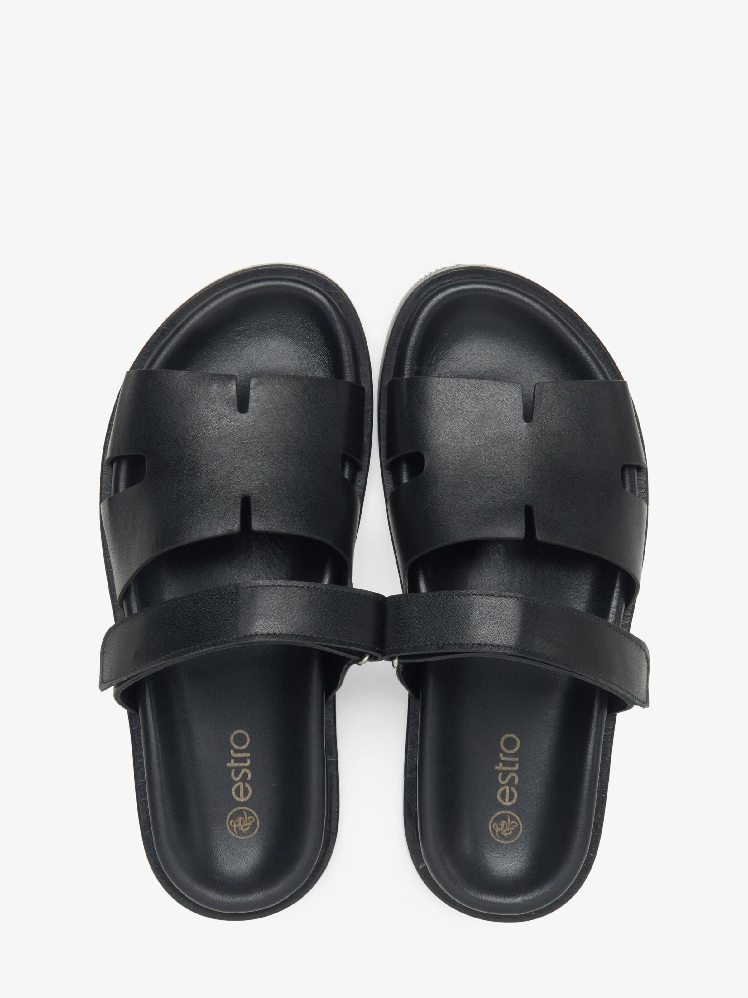 Estro Sandals '48-27' in Black