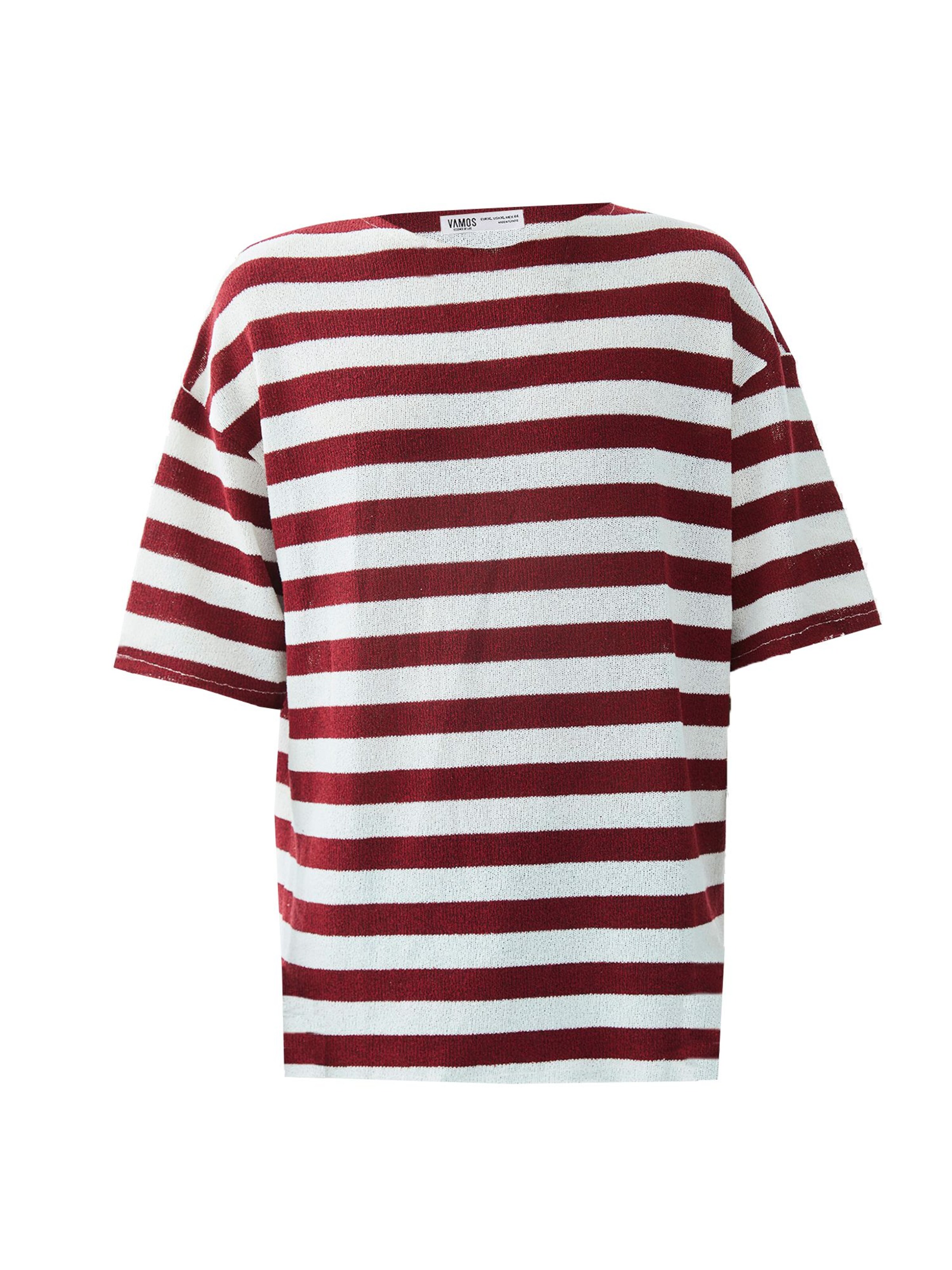 Tricou de la VAMOS CLO pe roșu: față