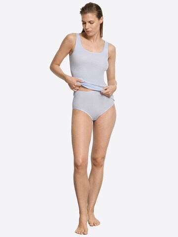 Hanro Slip ' Cotton Seamless ' in Blauw