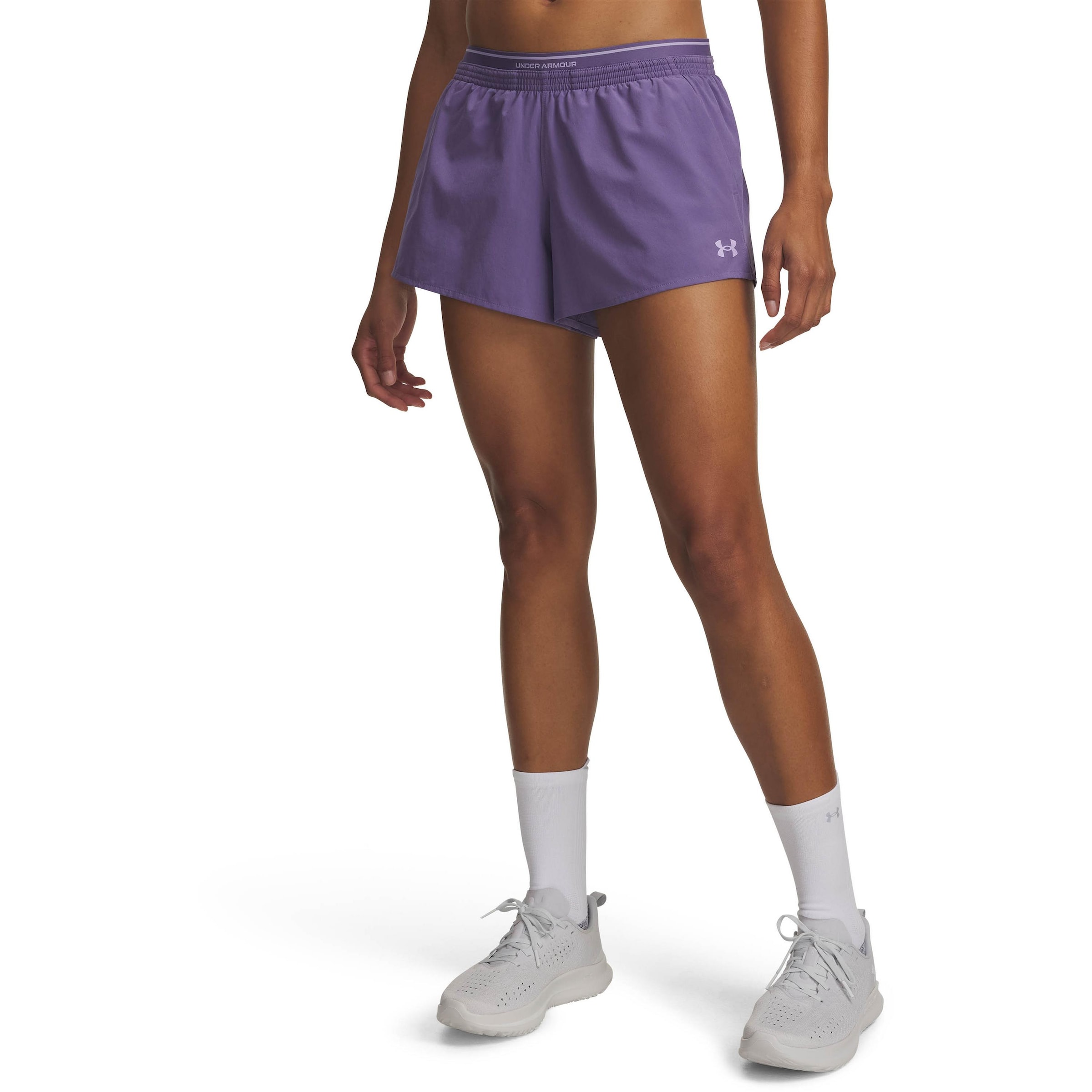 UNDER ARMOUR Regular Sports trousers in Purple: front