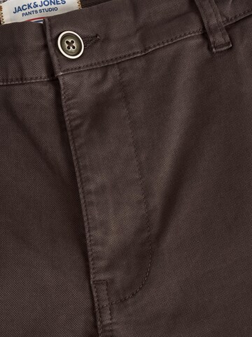 JACK & JONES Slimfit Chino hlače 'Macro Fred' | siva barva