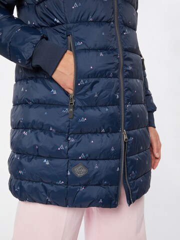 Ragwear Płaszcz zimowy 'Tiasa' w kolorze niebieski