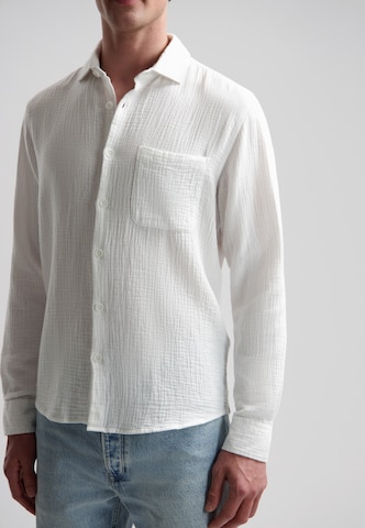 Dstrezzed Regular fit Button Up Shirt 'Axton' in White